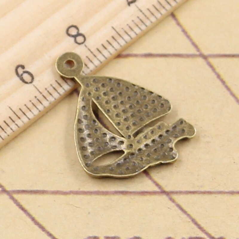 20pcs Charms Dragon 21x14mm Tibetan Bronze Silver Color Pendants Antique  Jewelry Making DIY Handmade Craft