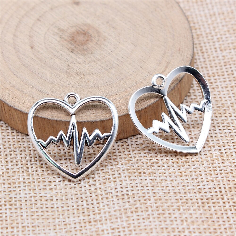 20pcs Charms 10x9mm Love Heart Bow Charms For Jewelry Making Diy Jewelry  Findings Antique Silver Color Alloy Charms Pendant - Charms - AliExpress