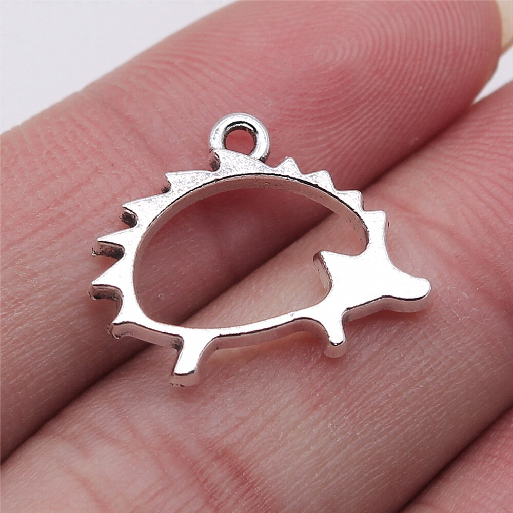 5pcs Cute Animal Hedgehog Resin Charms for Jewelry Making Earring