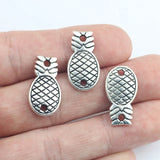 10Pcs 11*21mm Antique Silver Color Zinc Alloy Pineapple Charms Necklace Connector Pendant Accessory Charms For Jewelry Making ef4215