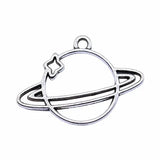 10pcs 27x19mm Antique Silver Color Universe Charms Pendant For Jewelry Making DIY Jewelry Findings