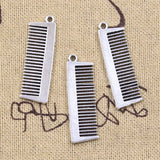 10pcs Charms Comb 32x10mm Antique Silver Color Pendants Making DIY Handmade Tibetan Finding Jewelry