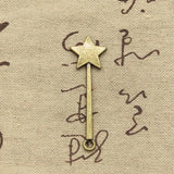 10pcs Charms Magic Wand 48x14mm Antique Tibetan Bronze Pendant Findings Accessories DIY Vintage Choker Handmade Jewelry