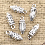 10pcs Charms Pencil 18x7x6mm Tibetan Bronze Silver Color Pendant Findings Accessories DIY Vintage Choker Handmade Jewelry