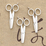 10pcs Charms Surgery Scissors 34x16mm Antique Bronze Silver Color Plated Pendants Making DIY Handmade Tibetan Finding Jewelry