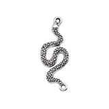 10pcs/lot  41*15mm Antique Silver Color Snake Connector Charms Pendants For Jewelry Making DIY Craft Handmade,Designer Charms