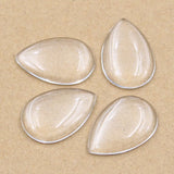 10x14mm 13x18mm 18x25mm 20x30mm Water Drop Flat Back Clear Glass Cabochon,Factory Wholesale Promotion,High Quality DIY Jewelry