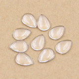 10x14mm 13x18mm 18x25mm 20x30mm Water Drop Flat Back Clear Glass Cabochon,Factory Wholesale Promotion,High Quality DIY Jewelry