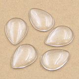 10x14mm 13x18mm 18x25mm 20x30mm Water Drop Flat Back Clear Glass Cabochon,Factory Wholesale Promotion,High Quality DIY Jewelry