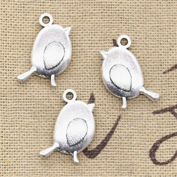 15pcs Charms Bird 20x13mm Antique Making Pendant fit,Vintage Tibetan Bronze Silver color,DIY Handmade Jewelry