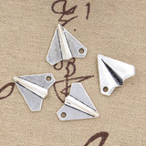 12pcs Charms Paper Airplane Plane 18x17mm Antique Making Pendant fit,Vintage Tibetan Bronze,DIY Findings Handmade Jewelry