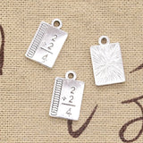 20pcs Charms Study Math Book 17x10mm Antique Silver Color Pendants Making DIY Handmade Tibetan Finding Jewelry