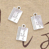 20pcs Charms Study Math Book 17x10mm Antique Silver Color Pendants Making DIY Handmade Tibetan Finding Jewelry