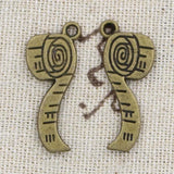 15pcs Charms Tape Measure 27x11mm Antique Tibetan Bronze Pendant Findings Accessories DIY Vintage Choker Handmade Jewelry