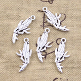 12pcs Charms Tools Multifunctional Saber 25x11mm Antique Silver Color Pendants Making DIY Handmade Tibetan Finding Jewelry