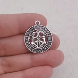 12pcs Twelve Constellations Aries Taurus Gemini Cancer Leo Virgo Pendant  Earrings Necklace For DIY Jewelry Making Accessorie