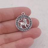 12pcs Twelve Constellations Aries Taurus Gemini Cancer Leo Virgo Pendant  Earrings Necklace For DIY Jewelry Making Accessorie