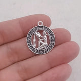 12pcs Twelve Constellations Aries Taurus Gemini Cancer Leo Virgo Pendant  Earrings Necklace For DIY Jewelry Making Accessorie