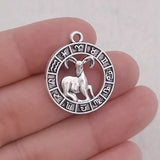 12pcs Twelve Constellations Aries Taurus Gemini Cancer Leo Virgo Pendant  Earrings Necklace For DIY Jewelry Making Accessorie