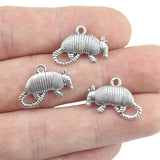 12pcs/lot 13*19mm Antique Silver Color Animal Mouse Mice Charm Pendant DIY Handmade Jewelry Accessories