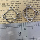 15 Pieces 21*22mm Mixed Alloy Antique Silver Color Pretty Planet Charms Bracelet Pendant Accessory For DIY Jewelry Making