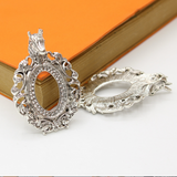 10pc Elk34*57mm Unicorn34*50mm  Alloy Base Decoration Accessories 18 * 25mm Time Gem Base