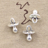 15pcs Charms Baby Pacifier Binky Teether 13x10mm Antique Making Pendant fit,Vintage Tibetan Bronze,DIY Handmade Jewelry