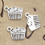 15pcs Charms Barber Comb 15x19mm Antique Silver Color Pendants Making DIY Handmade Tibetan Finding Jewelry