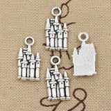 15pcs Charms Castle Chapel Cathedral 19x10mm Tibetan Bronze Pendants Fashion Jewelry Making Findings DIY Handmade Jewelry
