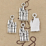 15pcs Charms Castle Chapel Cathedral 19x10mm Tibetan Bronze Pendants Fashion Jewelry Making Findings DIY Handmade Jewelry