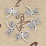 15pcs Charms Dragonfly 18x14mm Antique Making Pendant fit,Vintage Tibetan Bronze Silver color,DIY Handmade Jewelry