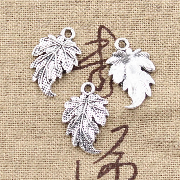 15pcs Charms Tree Leaf 20x12mm Antique Tibetan Bronze Pendant Findings Accessories DIY Vintage Choker Handmade Jewelry