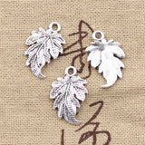 15pcs Charms Tree Leaf 20x12mm Antique Tibetan Bronze Pendant Findings Accessories DIY Vintage Choker Handmade Jewelry