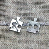 20 Pieces/Lot 16*22mm Tibetan Silver Plated Alloy Letter Printed Best Friends Forever Puzzle Charm Pendant 2266