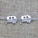 20 Pieces/Lot 17*20mm Antique Silver Plated Alloy Bus Car Train Charms Pendant For Diy Jewelry Making ef4272