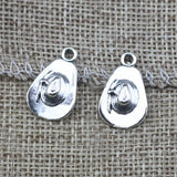 20 Pieces/lot 20x13mm Antique Silver Color Cowboy Hat Charms DIY Handmade Jewelry Craft