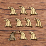 20PCS 14X16mm 2 Color Wholesale Metal Alloy Terror Terrible Ghost Charms Halloween Pendant For Jewelry Making DIY Handmade Craft EF4688