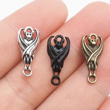 20Pcs Halloween bat Charms Jewelry Gothic Punk Pendant DIY Making Earrings Bracelet Necklace Creative Fun Pendant Accessories