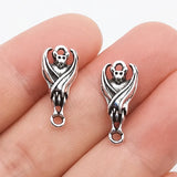 20Pcs Halloween bat Charms Jewelry Gothic Punk Pendant DIY Making Earrings Bracelet Necklace Creative Fun Pendant Accessories