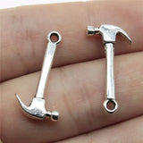 20Pcs/Lot Charms Claw Hammer Tool 19x13mm Tibetan Silver Color Pendants Antique Jewelry Making DIY Handmade Craft