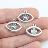 20Pieces 16*21mm Zinc Alloy Fashion Eyes Wicca Charms Necklace Earrings Pendant Accessory Charms For DIY Jewelry Making