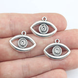 20Pieces 16*21mm Zinc Alloy Fashion Eyes Wicca Charms Necklace Earrings Pendant Accessory Charms For DIY Jewelry Making