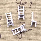 20pcs Charms 3D Chair Stool 18x7x7mm Antique Silver Color Pendants Making DIY Handmade Tibetan Finding Jewelry