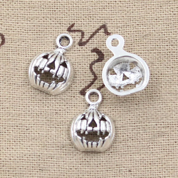 20pcs Charms Pumpkin Face 16x12mm Antique Making Pendant fit,Vintage Tibetan Silver color,DIY Handmade Jewelry