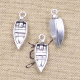 20pcs Charms Ship Boat 22x8mm Antique Silver Color Pendants DIY Crafts Making Findings Handmade Tibetan Jewelry EF3990