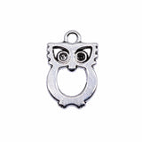 20pcs/lot Charms  Owl 15*10mm Tibetan  Silver Color Pendants Antique Jewelry Making DIY Handmade Craft