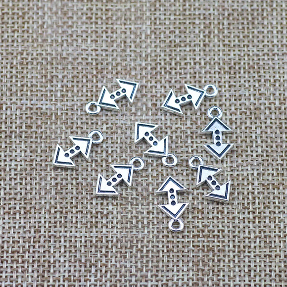 30 Pieces 9*16mm Mixed Alloy Antique Silver Color Arrows Charms Pendant Accessory For DIY Jewelry Making