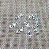 30 Pieces 9*16mm Mixed Alloy Antique Silver Color Arrows Charms Pendant Accessory For DIY Jewelry Making