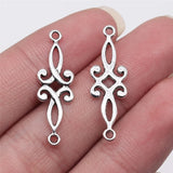 30Pcs/Lot 29x9mm Antique Silver Color Connector Charms For Jewelry Making DIY Jewelry Findings h1039