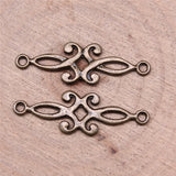 30Pcs/Lot 29x9mm Antique Silver Color Connector Charms For Jewelry Making DIY Jewelry Findings h1039